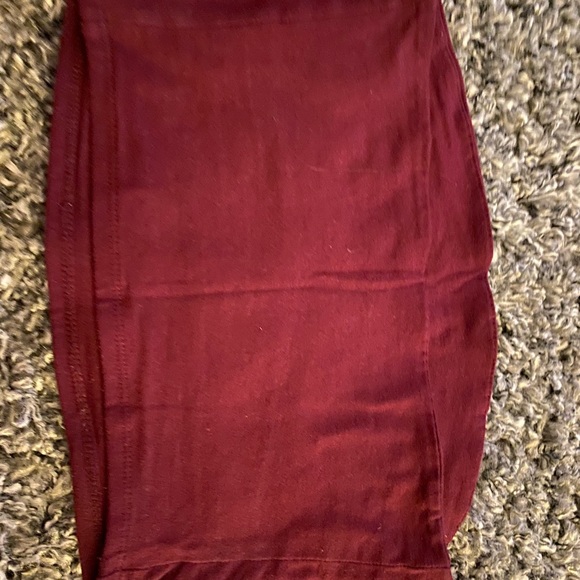 XS Eclipse Burgundy Tube Top - Picture 3 of 4